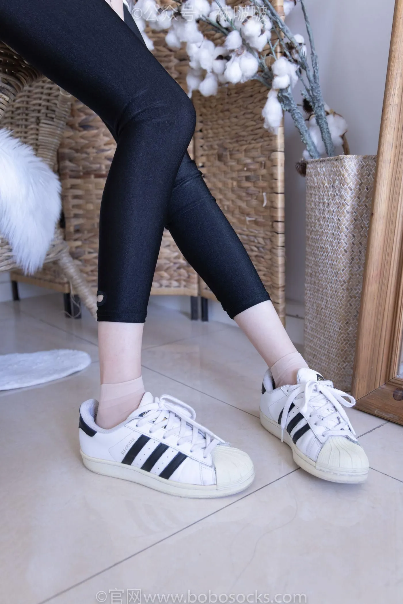 [BoBoSocks袜啵啵]NO.044 稚予-贝壳头、匡威帆布鞋、短肉丝 [154P]插图6